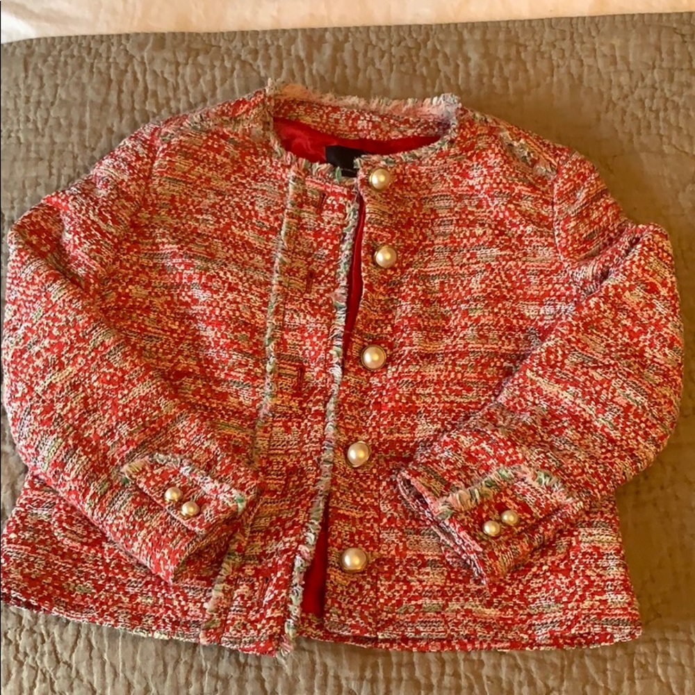 Zara tweed blazer jacket